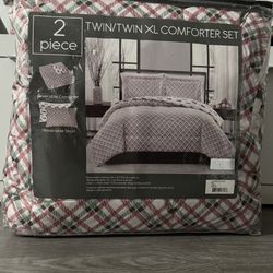 Twin XL Comforter Set Reversible 2 Pcs $45