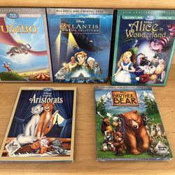 Premium Disney Blu-ray Bundle – Sealed w/ Digital Codes (DMC)