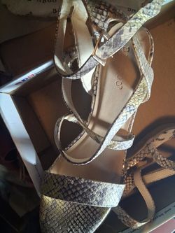 Brand New Snake Skin Heels Size 10