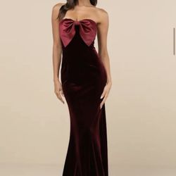 Burgundy Dress