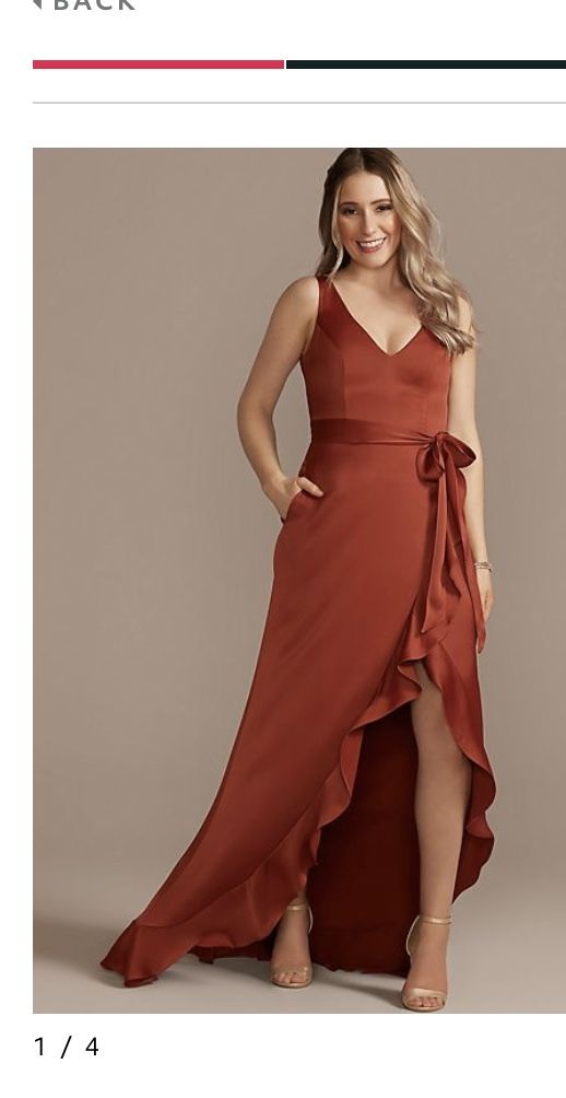 David’s Bridal Bridesmaid Dress Size 8