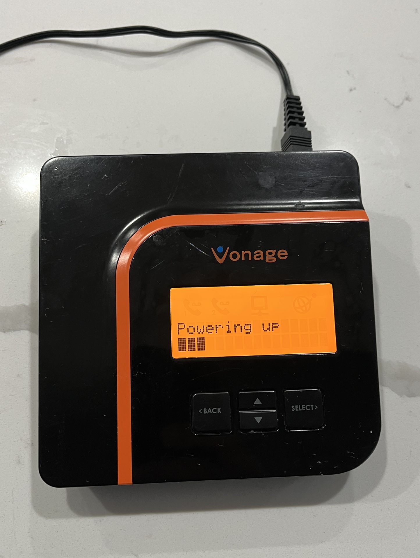 Vonage V-Portal Gateway Router Modem Phone Adapter VDV21-VD with AC Adapter