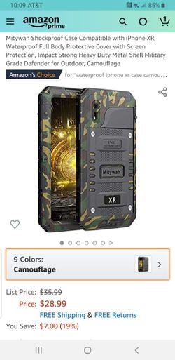 iPhone XR, Waterproof Full Body Protective Cover