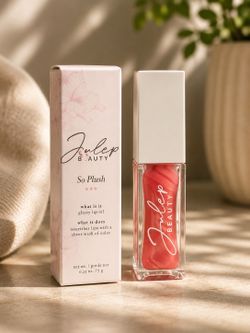 Julep Beauty So Plush Glossy Lip Oil in Rosy Glow (1055)