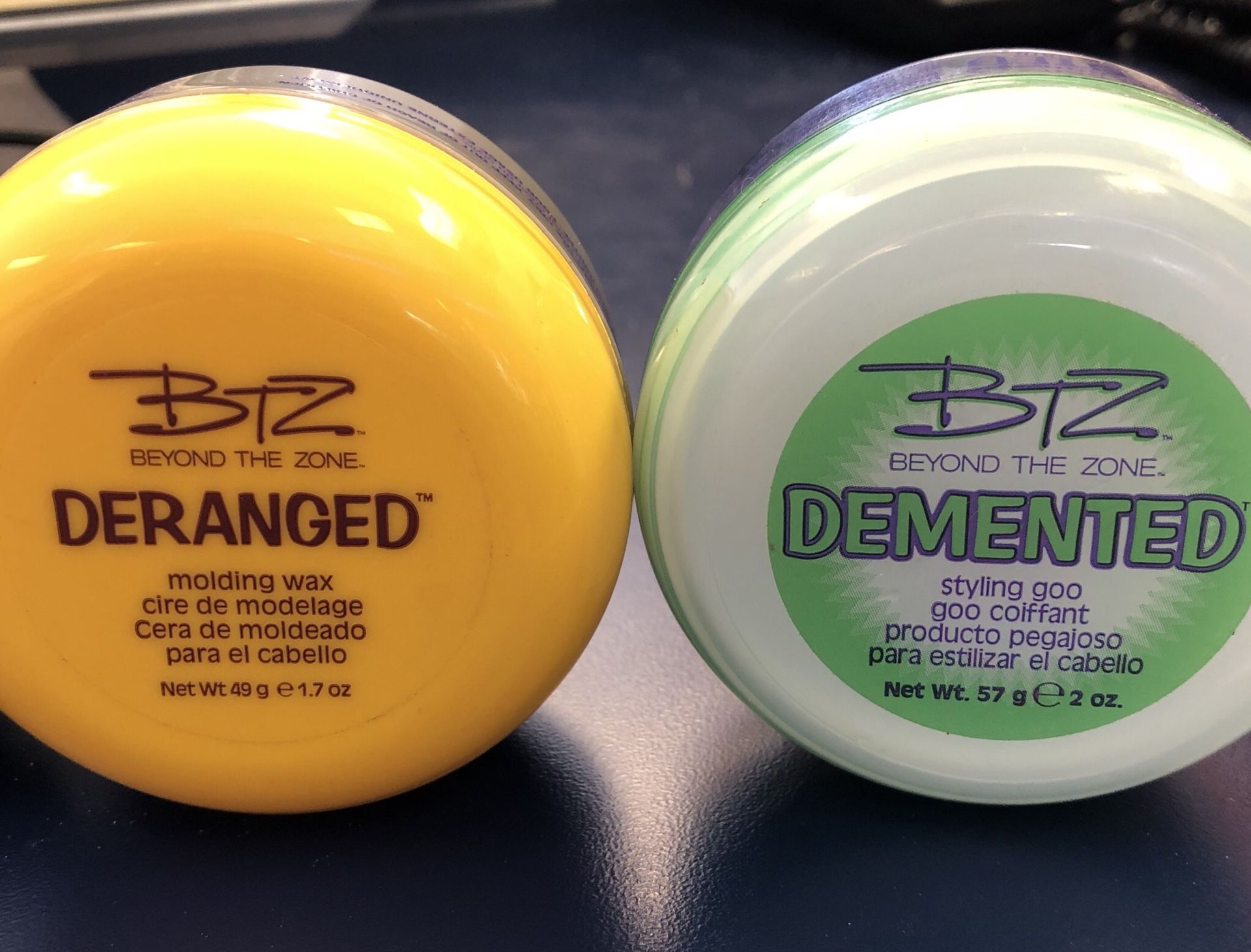 BTZ Demented Styling Goo and Deranged Molding Wax