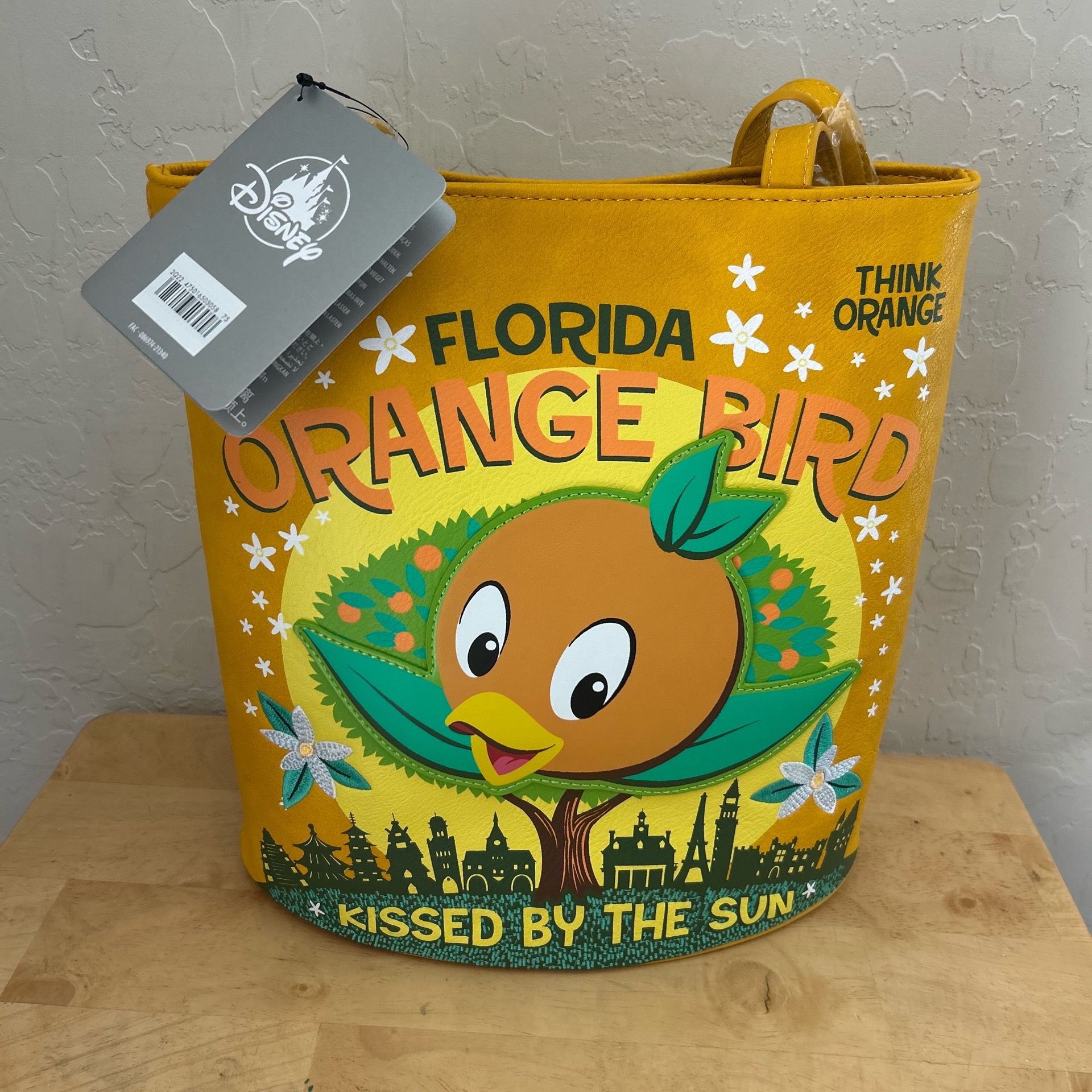 $80 NEW Loungefly Orange Bird Tote Bag Disney Parks/ Disney World Epcot Flower & Garden Festival