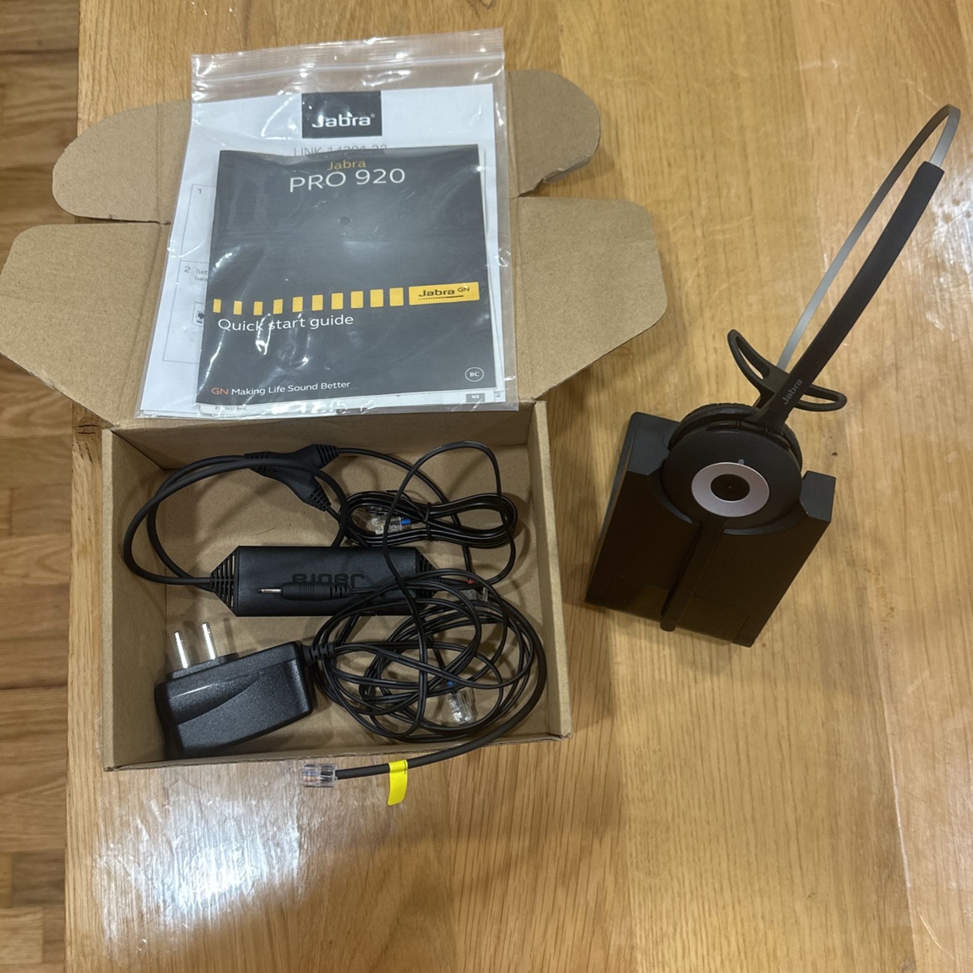 Jabra PRO 920 Mono Wireless Headset for Deskphone