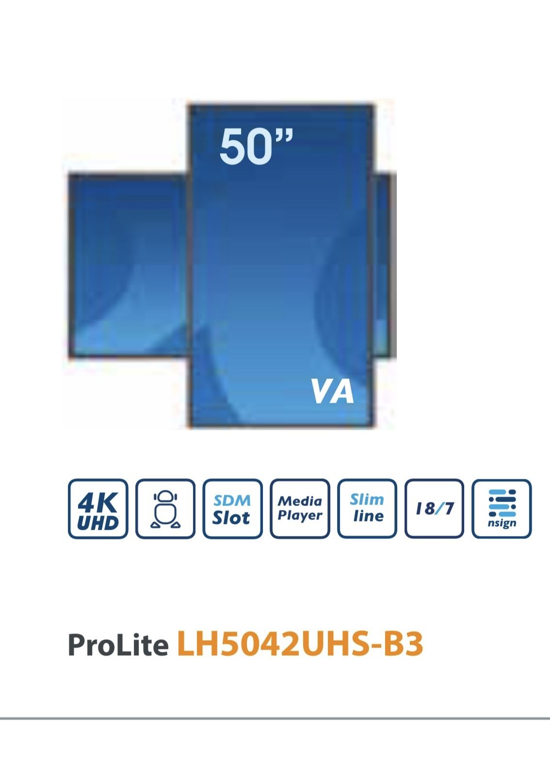 50” LCD Monitor