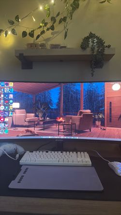 Sansui ultrawide 32 inch curved 165hz 3440x1440p monitor black