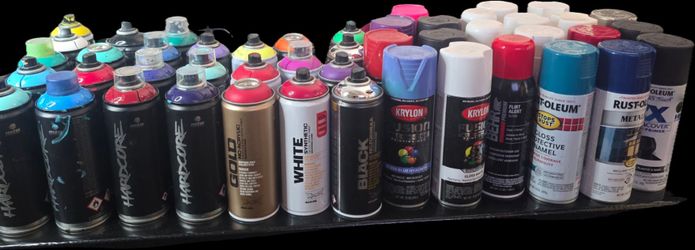 46 Cans of Spray Paint