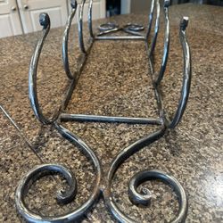Hand Forged Iron Bathroom Towel Rack