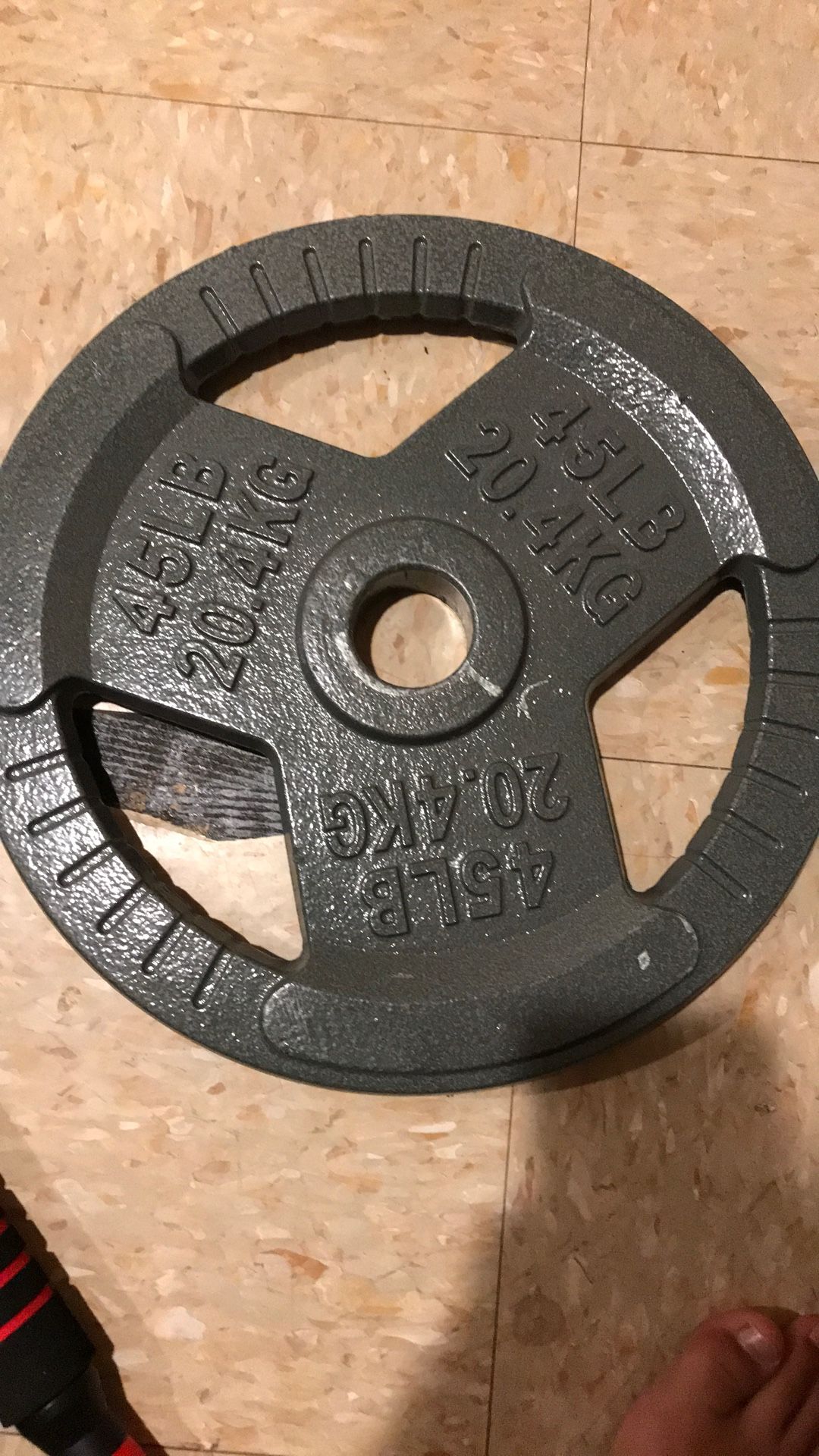 Metal 45 Pound Weight