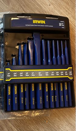 Irwin 12-Piece Cold Chisel & Punch Set