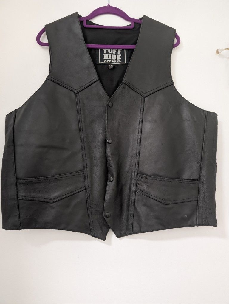 Men's Leather Vest