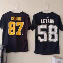 Youth Large And Xl Penguins Player T Shirts Jerseys 