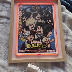 My Hero Academia Light Up Wall Decor