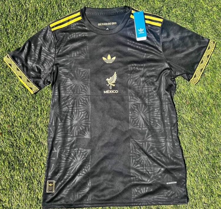 Soccer jersey Mexico black jersey long sleeve 2025 🇲🇽 player version and fan version Mexico de oro adults playera Negra fan version versión small