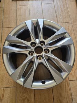 4 Toyota Factory OEM "Platinum Clad" or "Chrome Clad" 10-Spoke alloy wheel