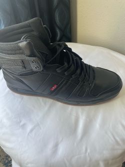 Levi's High-Top Sneakers Black Leather