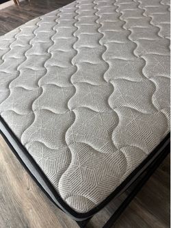 Cal king bed and mattress