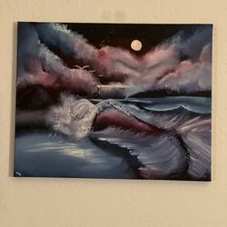 Crashing wave - wall decor