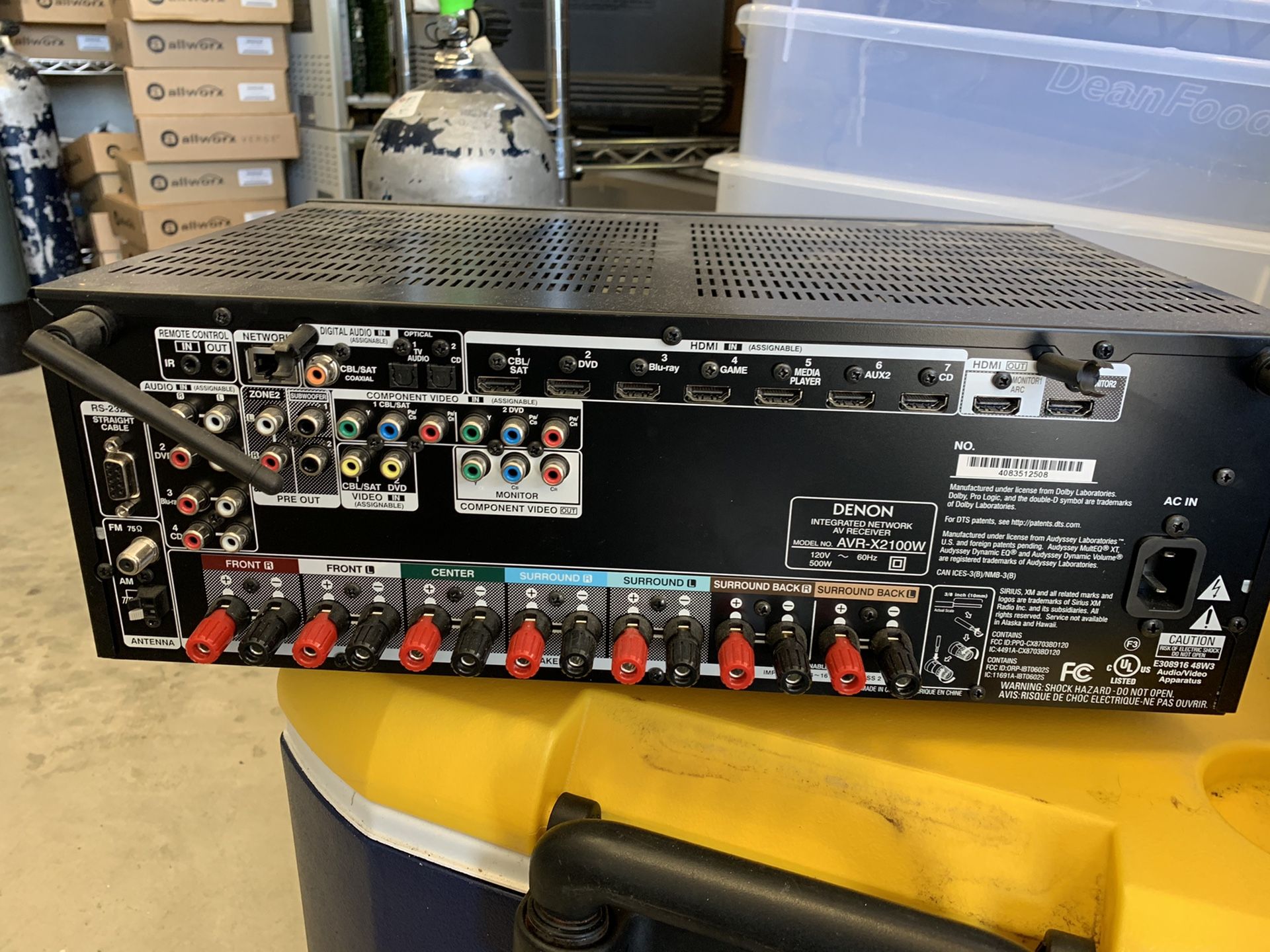 Denon AVR-x2100w -used like new