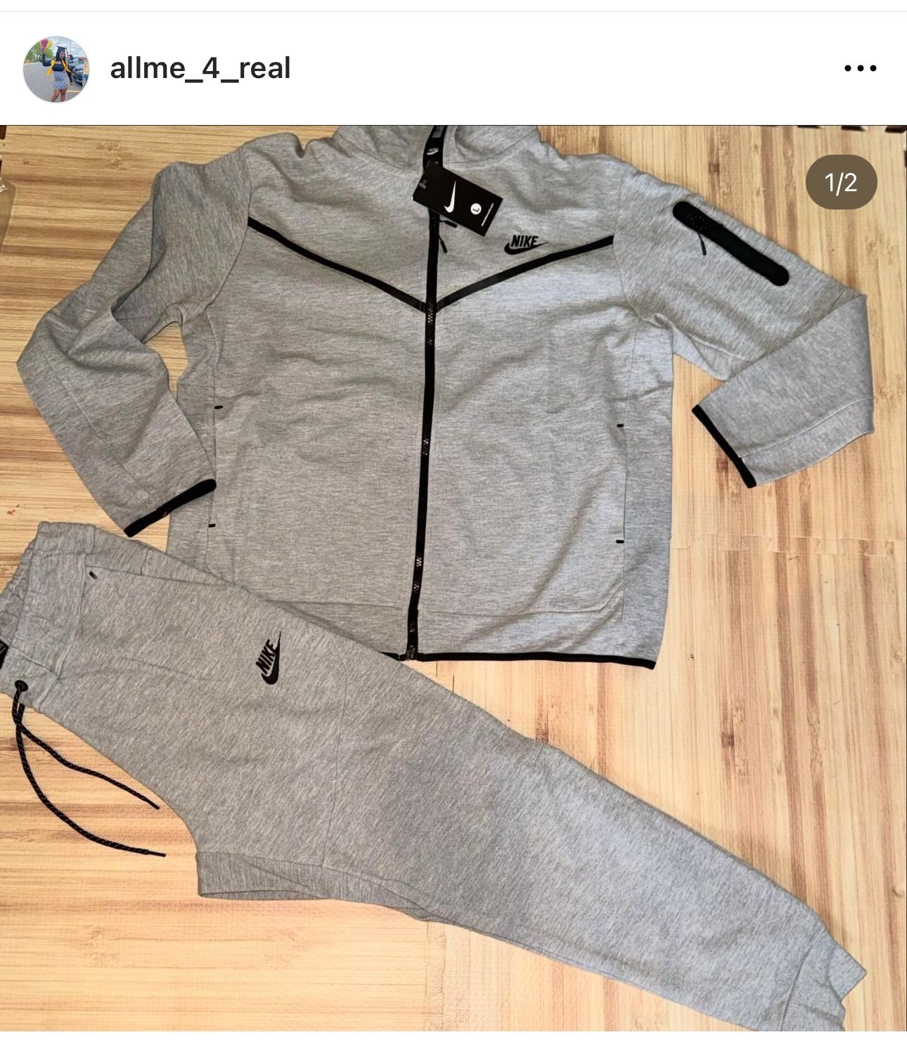 Gray Nike Tech