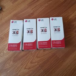 LG 3d Glasses 4 2pk