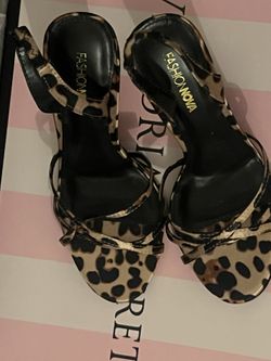 Leopard Heels 7.5