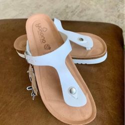 Brand new with package genuine  Leather sandals size us 11 M 