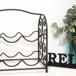 Wrought-iron Wine Rack 