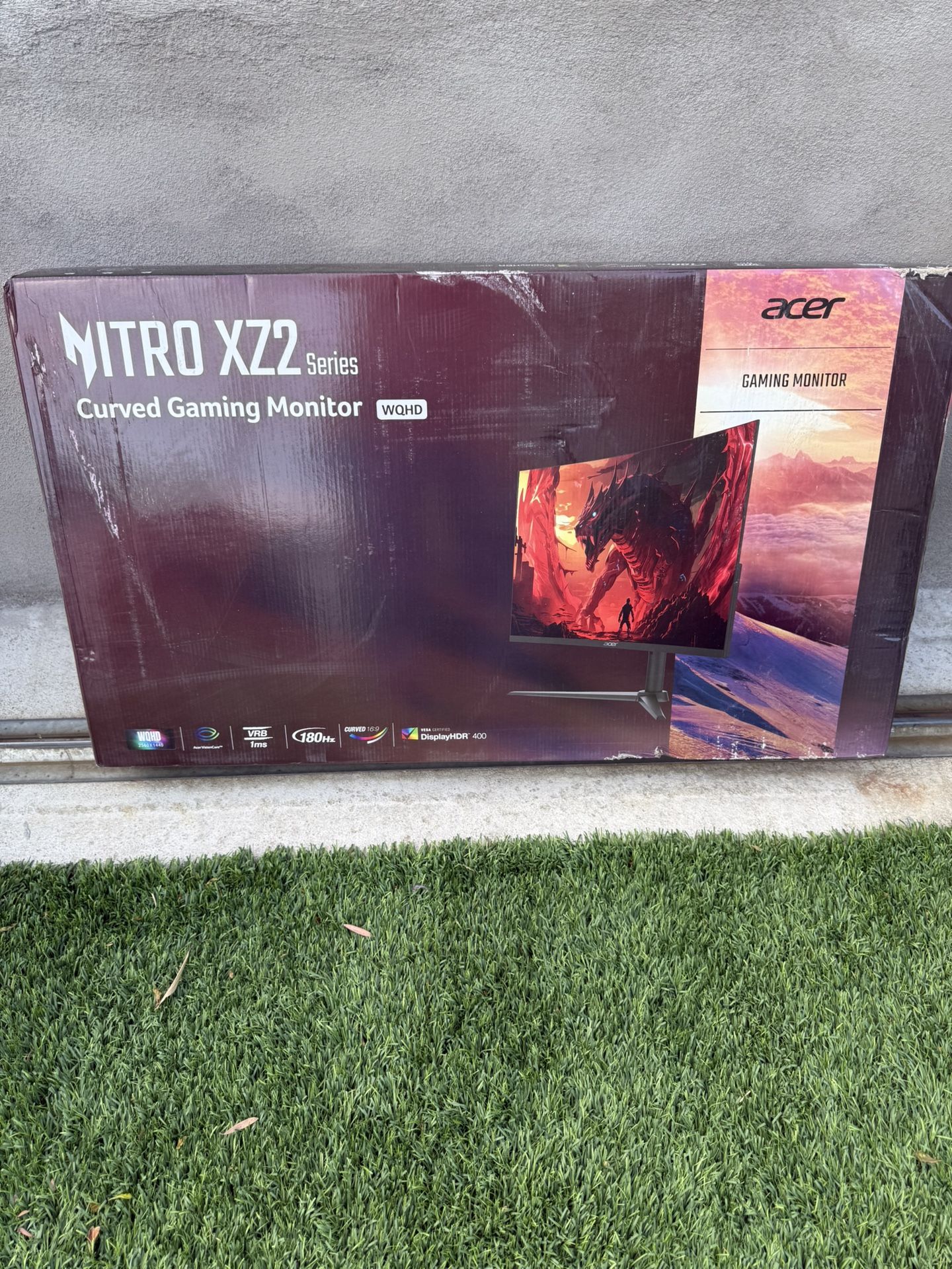 Gaming Monitor 180hz Curved