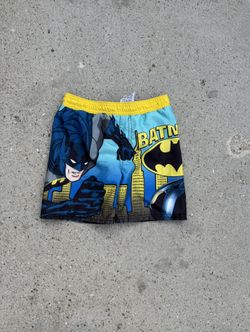 Blue and yellow Batman swim trunks size 2T