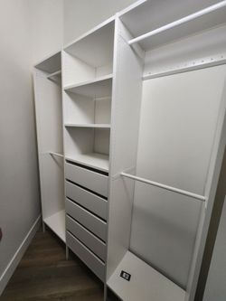 Ikea Aurdal closet systems