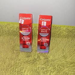 2 Colgate Optic White Renewal Brilliant Shine 3oz