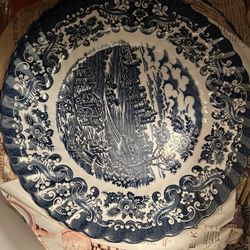 9 Vintage Old Country Castles Dinner Plates