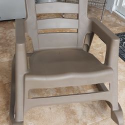 Rocking Chair Set Plastic Very Sturdy $60 BOTH