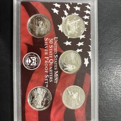  Sliver Proof  Coin Set 