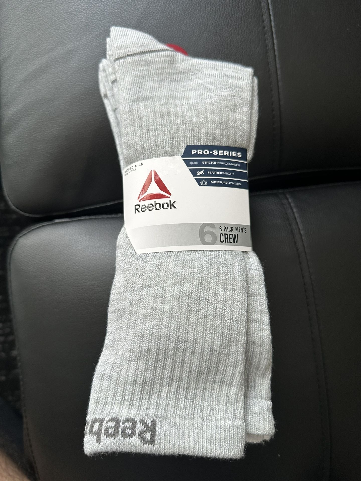 6 Pack Men’s Crew Socks