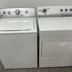 Maytag Washer And Kenmore Electric Dryer 