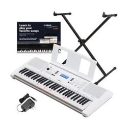 YAMAHA EZ300 Lighted Keyboard Bundle 