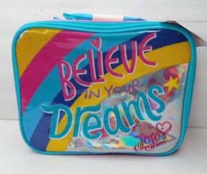 JoJo Siwa Lunchbox, Insulated Girls Lunch Bag Believe in Your Dreams. New.