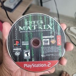 🔥 Enter the Matrix (PS2 PlayStation 2, 2003)  Tested  Disc Only