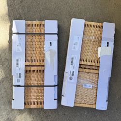 IKEA BRANÄS Rattan Basket Set of 2 KALLAX Storage