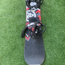 Men’s K2 Used Snowboard 155 Cm. 