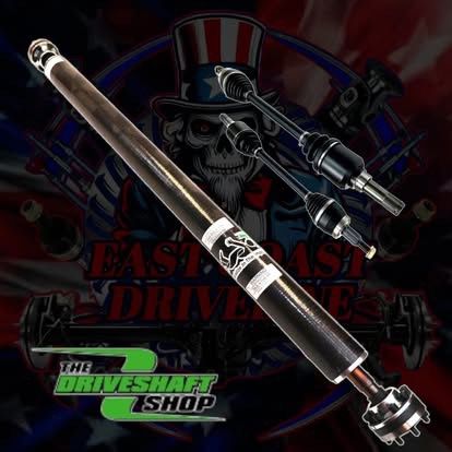 DSS 2015+ Dodge Challenger Hellcat / Redeye/ Demon Automatic 3.8” Carbon Fiber HD Driveshaft & Axle