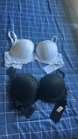 Black & White Lace Bras 34DD