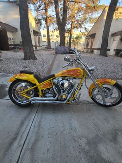 Beautiful custom Chopper S&S Engine