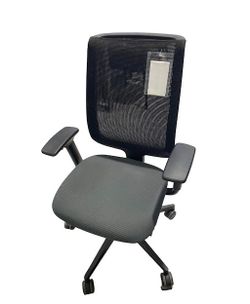 Steelcase Reply Chair Black Mesh and Fabric Seat