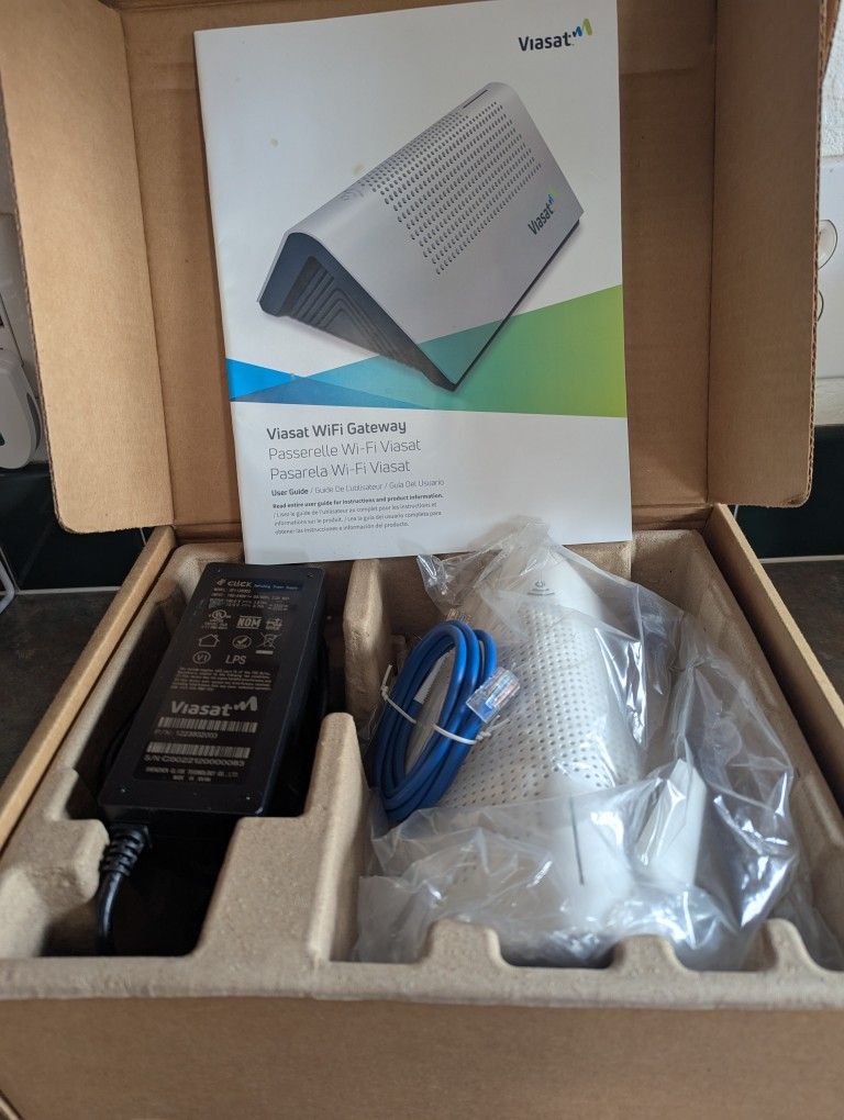 Viasat WiFi Gateway, a combination modem and router